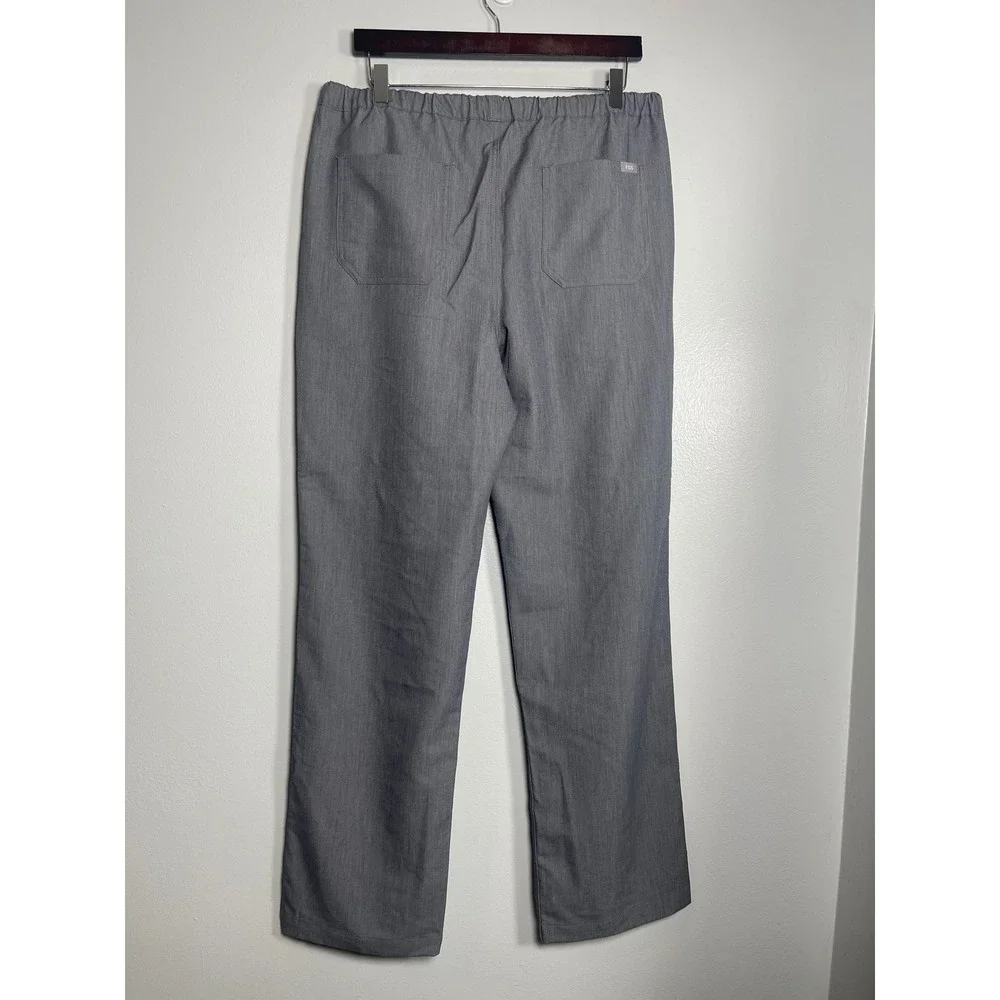 FIGS Technical Collection Scrub Pants Grey Mens Large FM4500 Nurse Medical Work